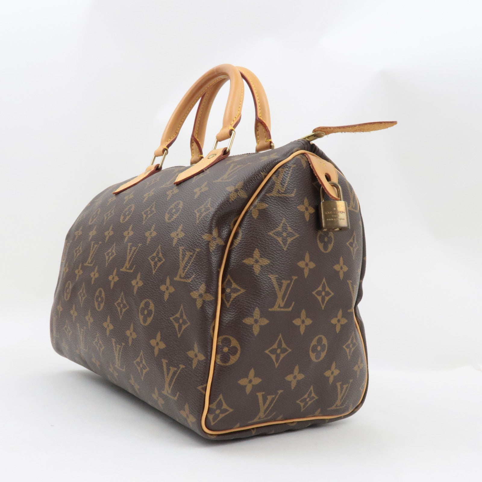 Louis Vuitton Monogram Speedy 30 Hand Bag M41526 AA0014