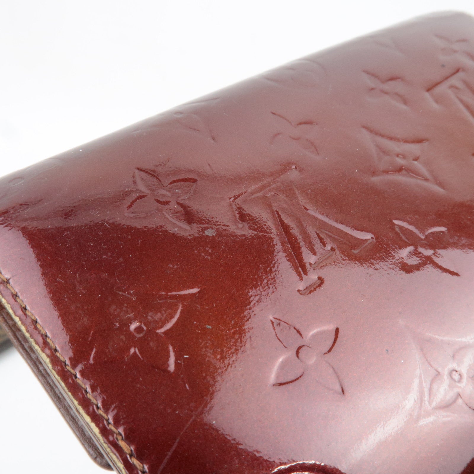 Louis Vuitton Set of 3 Wallet Monogram Portefeuille International M61217 & Pochette Porte Monnaie M61725 & Vernis Pochette Porte Monnaie Credit M91174