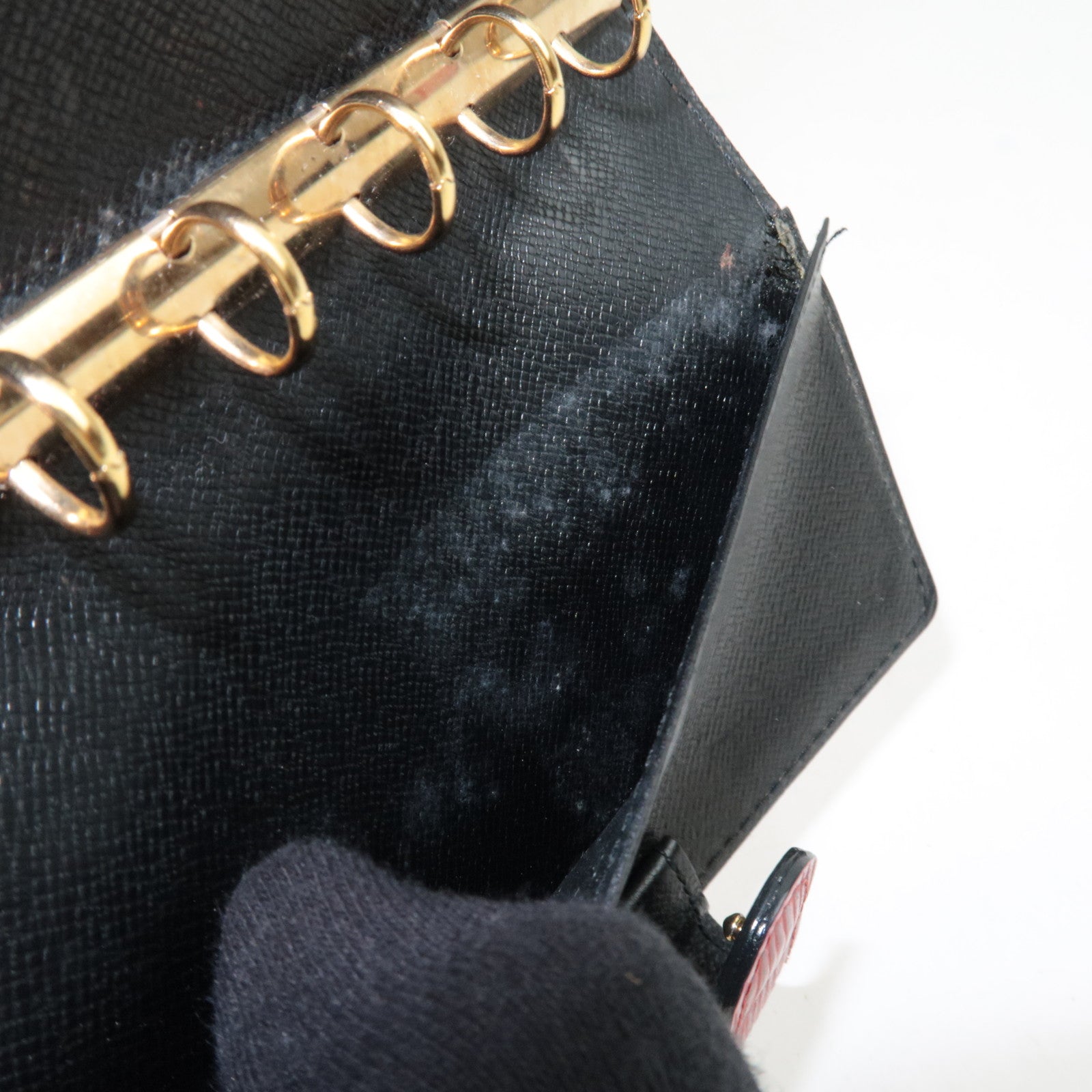 Louis Vuitton Set of 3 Epi Agenda PM Castilian Red R20057 & Taiga Agenda PM Epicea R20434