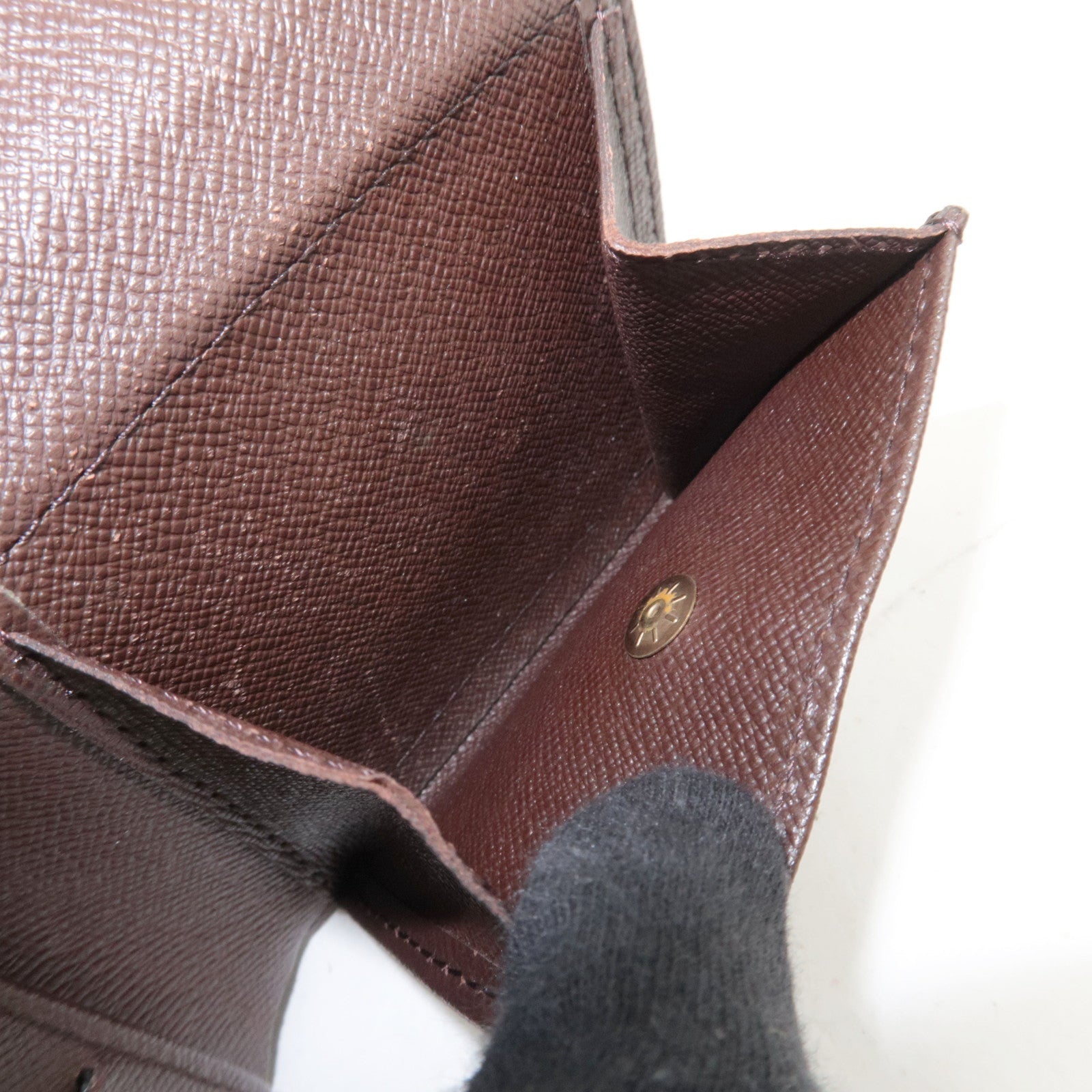 Louis Vuitton Set of 2 Monogram Porte Monnaie Carte Credit M61652 & Damier Porte Billet Carte Credit Monnaie N61665