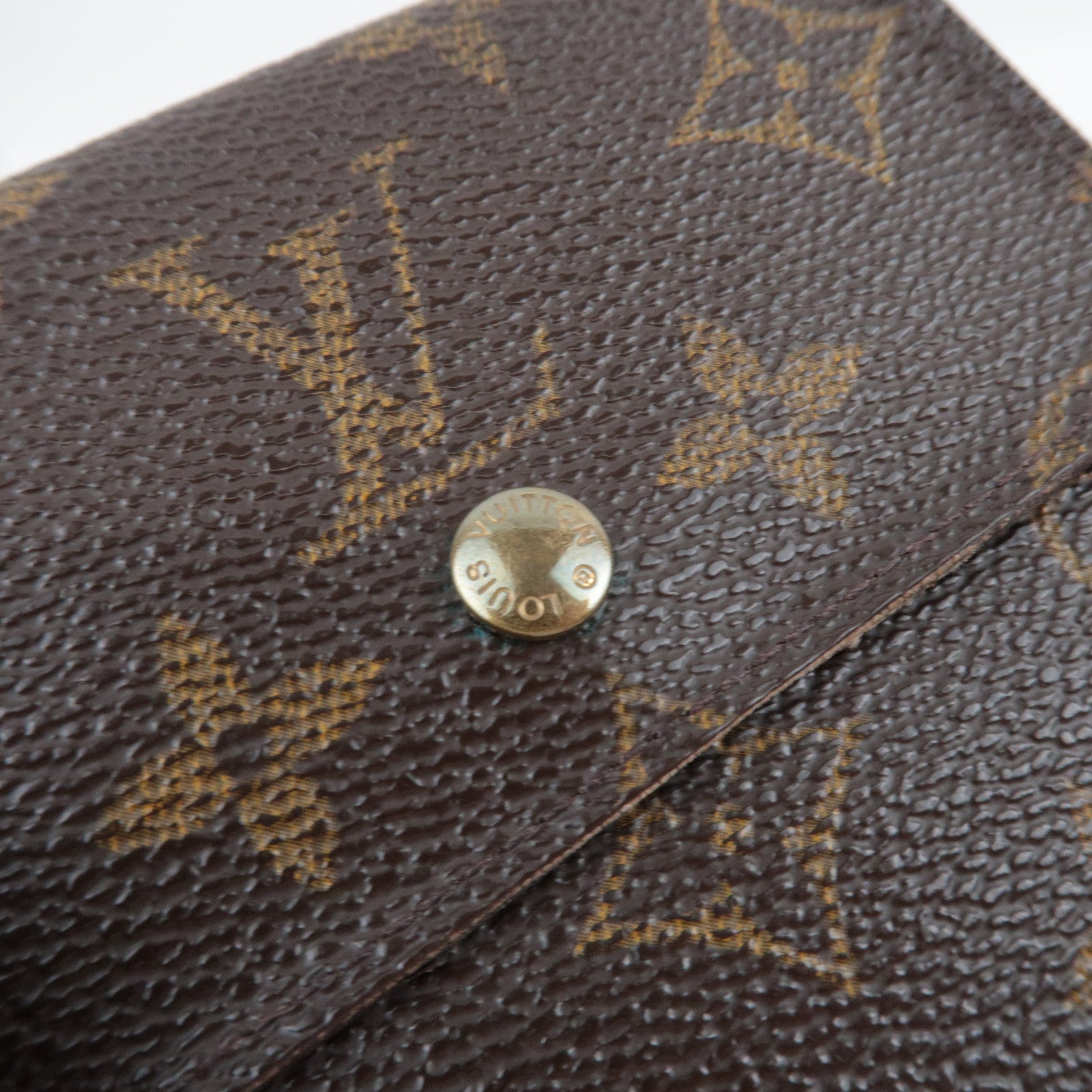 Louis Vuitton Set of 2 Monogram Porte Monnaie Carte Credit M61652 & Damier Porte Billet Carte Credit Monnaie N61665