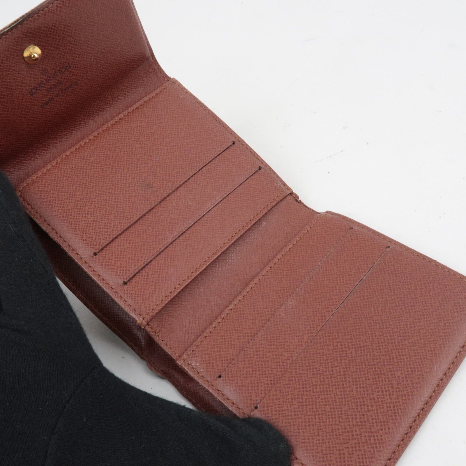 Louis Vuitton Set of 2 Monogram Porte Monnaie Carte Credit M61652 & Damier Porte Billet Carte Credit Monnaie N61665