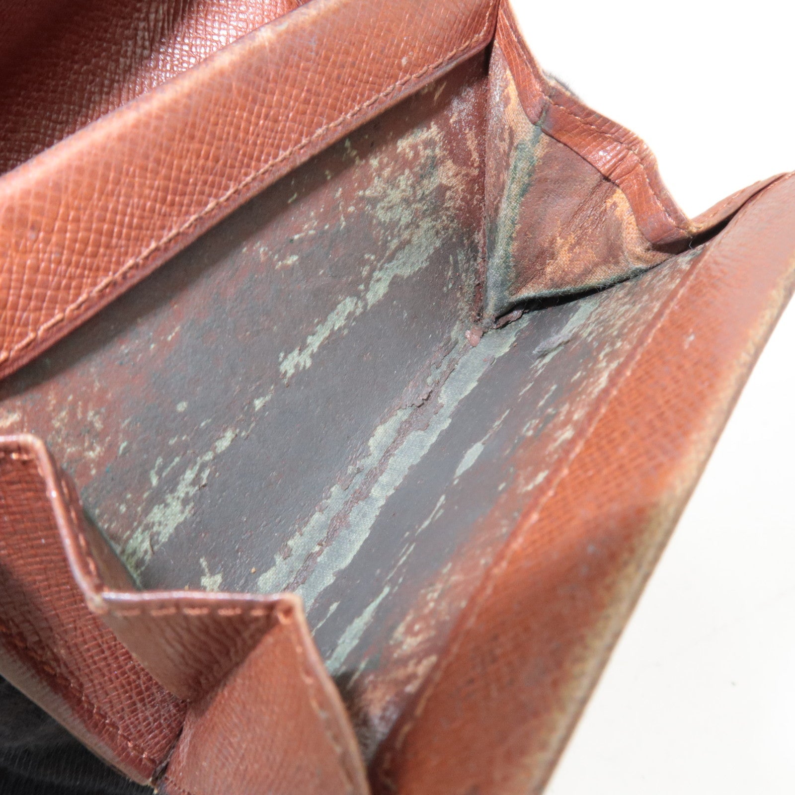 Louis Vuitton Set of 2 Monogram Porte Monnaie Plat Wallet M61930 & Etui Cigarettes Cigarette Case M63024