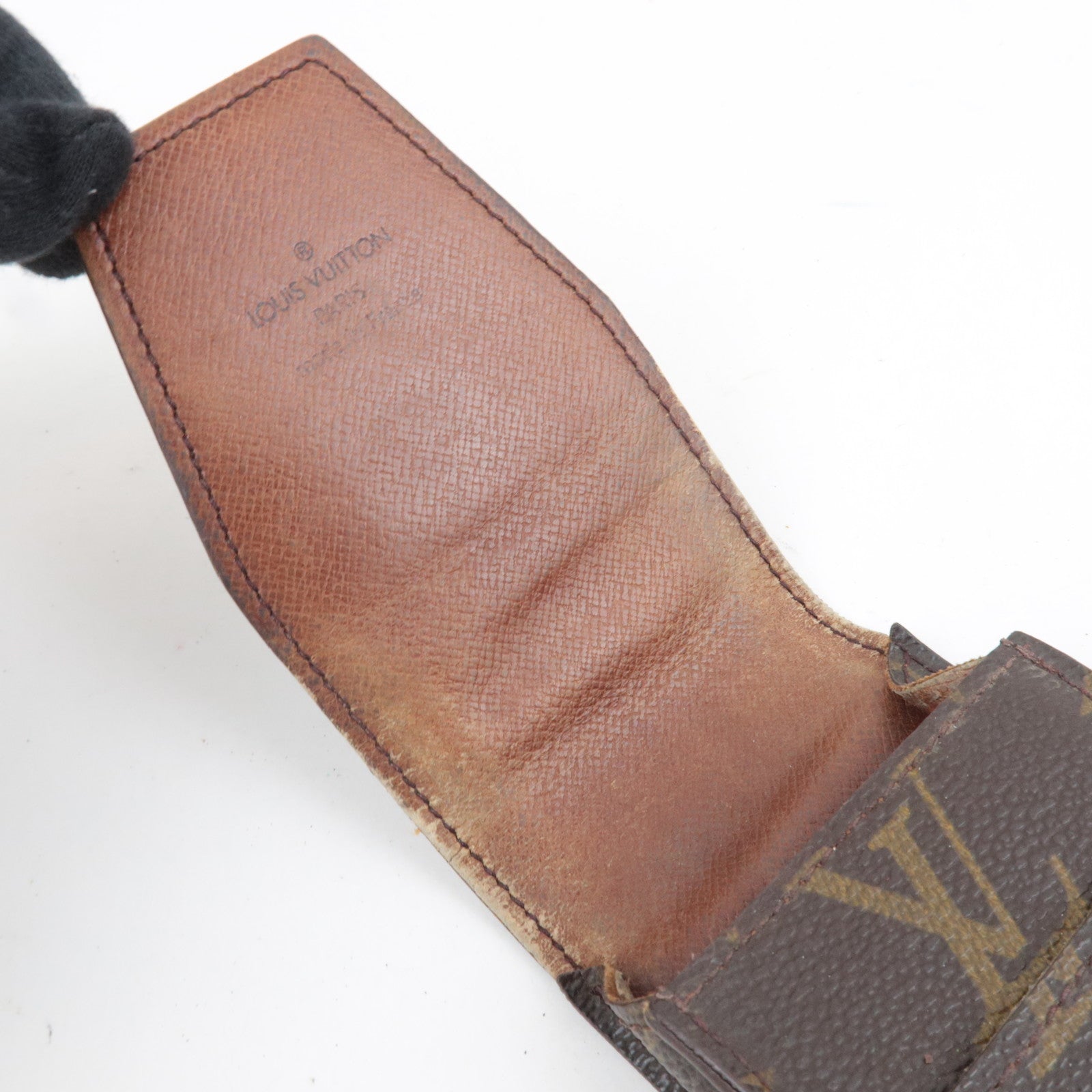 Louis Vuitton Set of 2 Monogram Porte Monnaie Plat Wallet M61930 & Etui Cigarettes Cigarette Case M63024