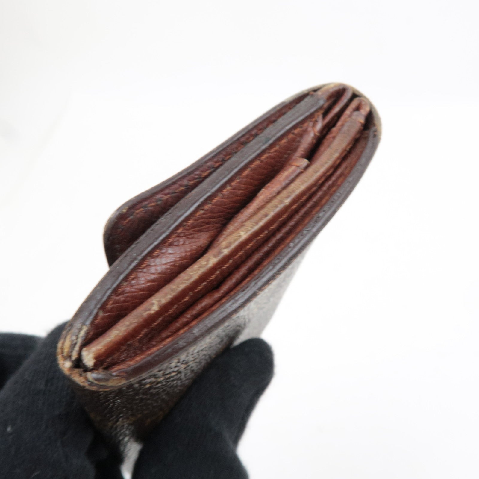 Louis Vuitton Set of 2 Monogram Porte Monnaie Plat Wallet M61930 & Etui Cigarettes Cigarette Case M63024