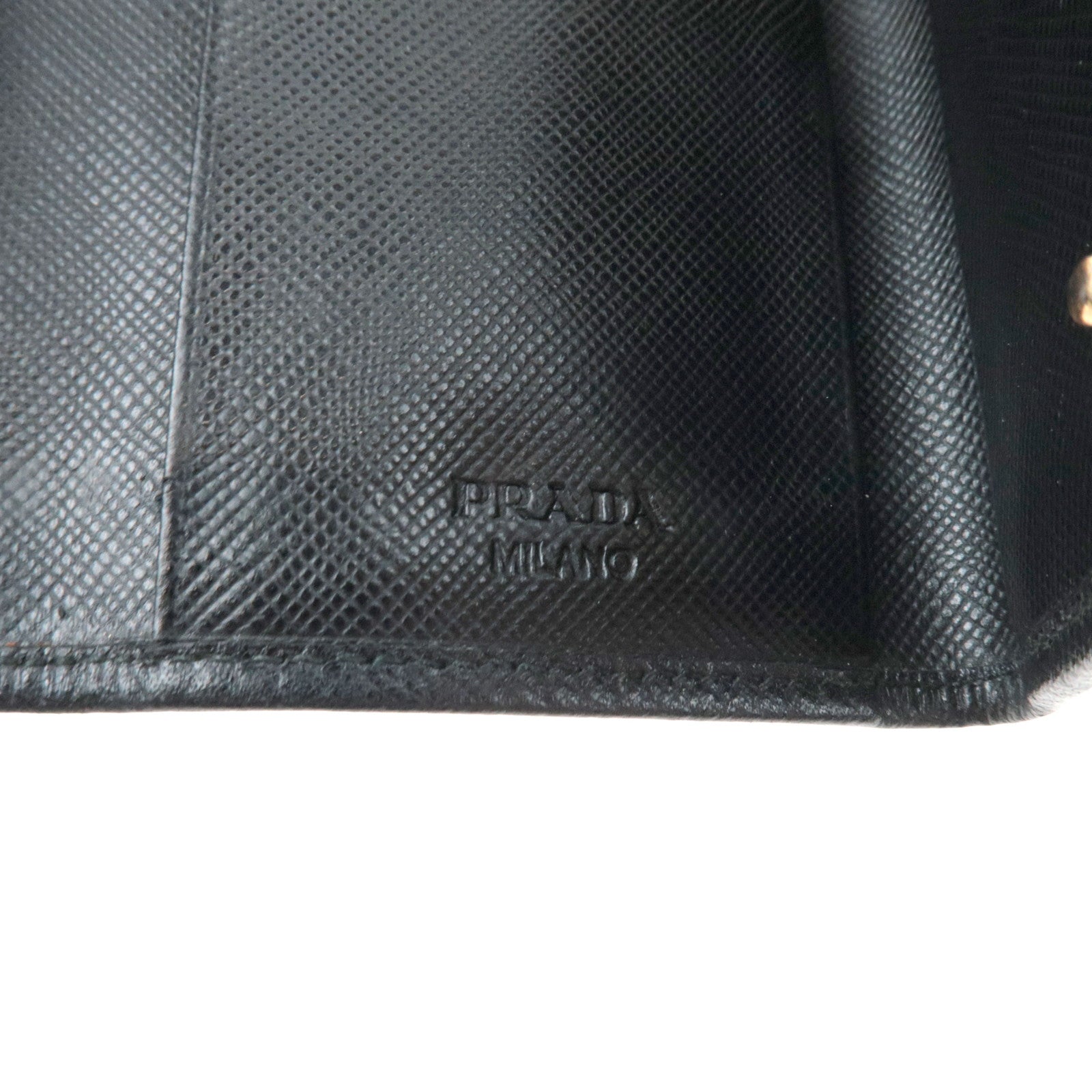 Set of 2 PRADA 6 Rings Key Case Nylon Black & CHANEL Cocomark 6 Rings Key Case Caviar Skin Yellow