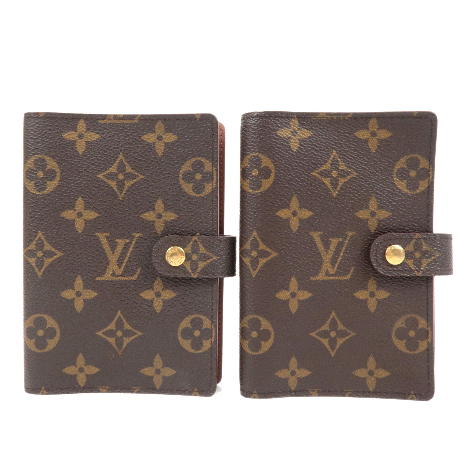 Louis Vuitton Set of 2 Monogram Agenda PM Planner Cover R2000558325