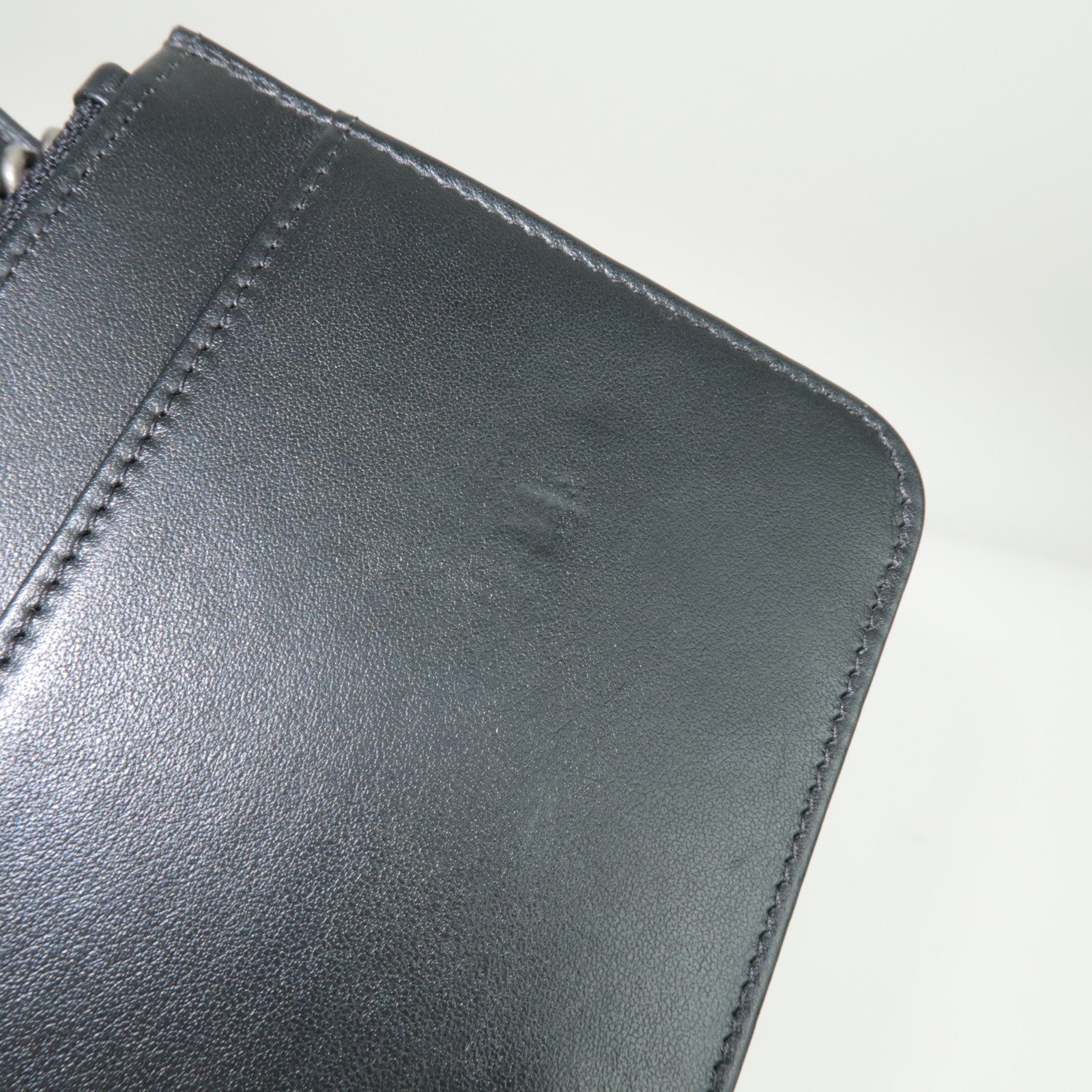 CHANEL Boy Chanel Matelasse Caviar SKin Chain Wallet Black AP1117 *Dust bag