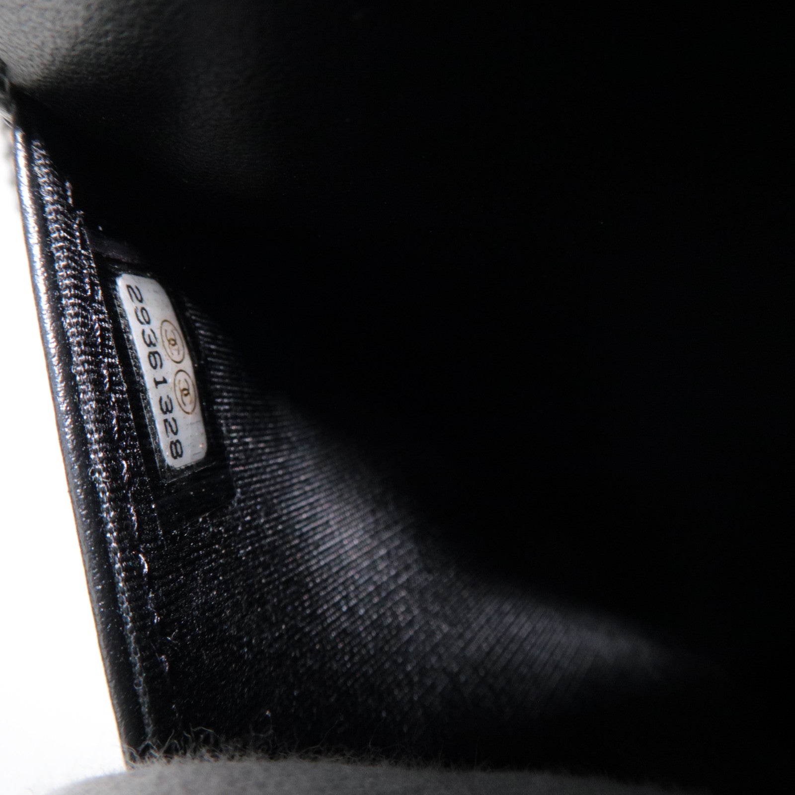 CHANEL Boy Chanel Matelasse Caviar SKin Chain Wallet Black AP1117 *Dust bag