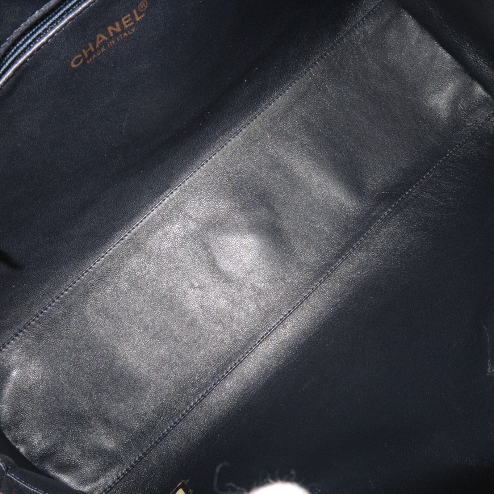 CHANEL Bowling Bag Patent Cotton 7351692