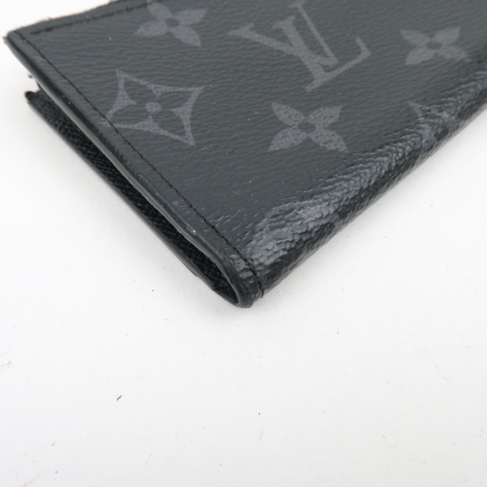Louis Vuitton-monogram Eclipse Porto Monnaie Jour M63536 / RFID