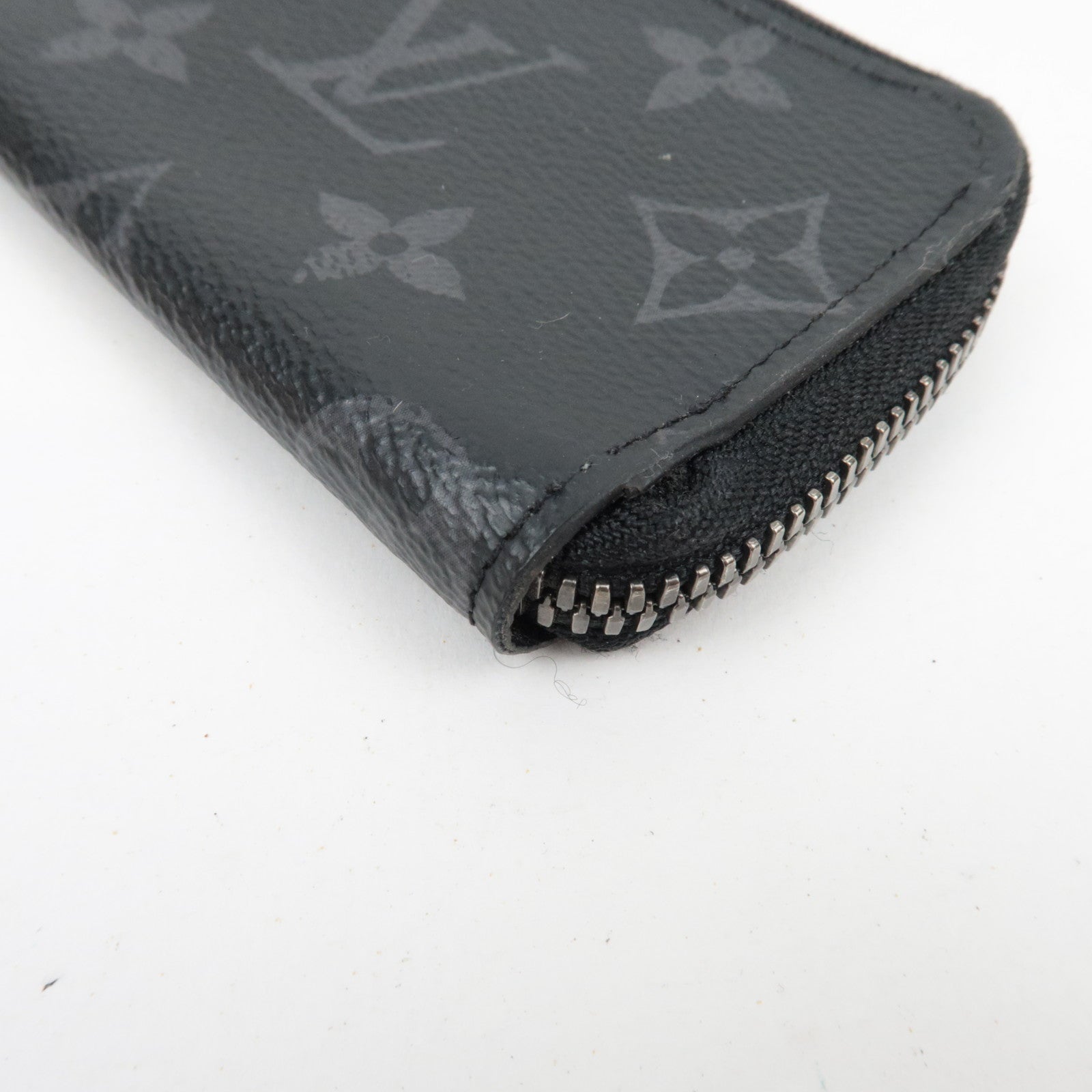 Louis Vuitton-monogram Eclipse Porto Monnaie Jour M63536 / RFID