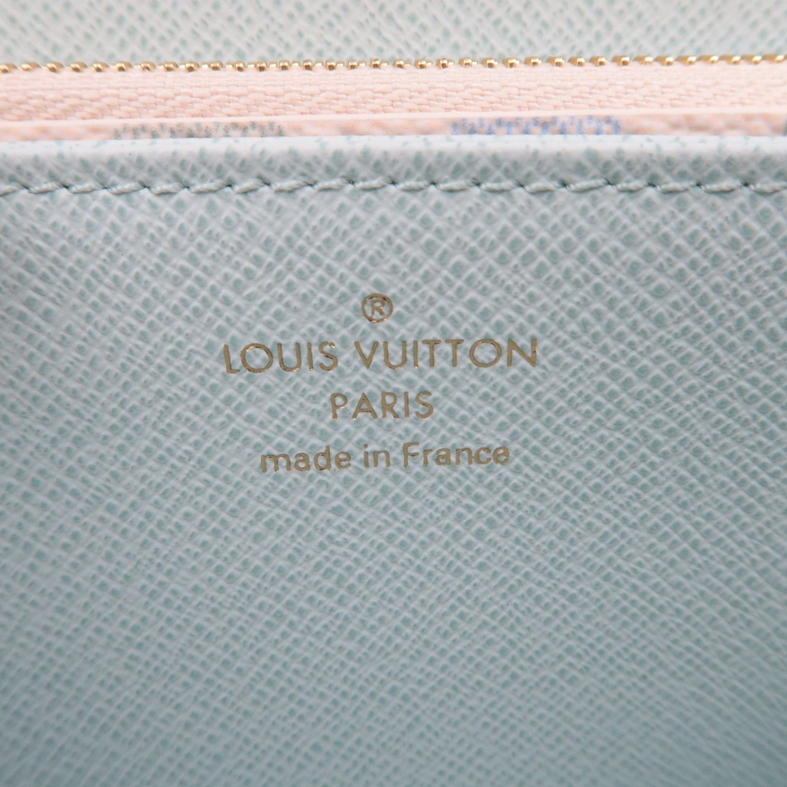 Louis Vuitton Damierlicious Zippy Wallet Pistachio N40748/RFID *Doos, Stofzak