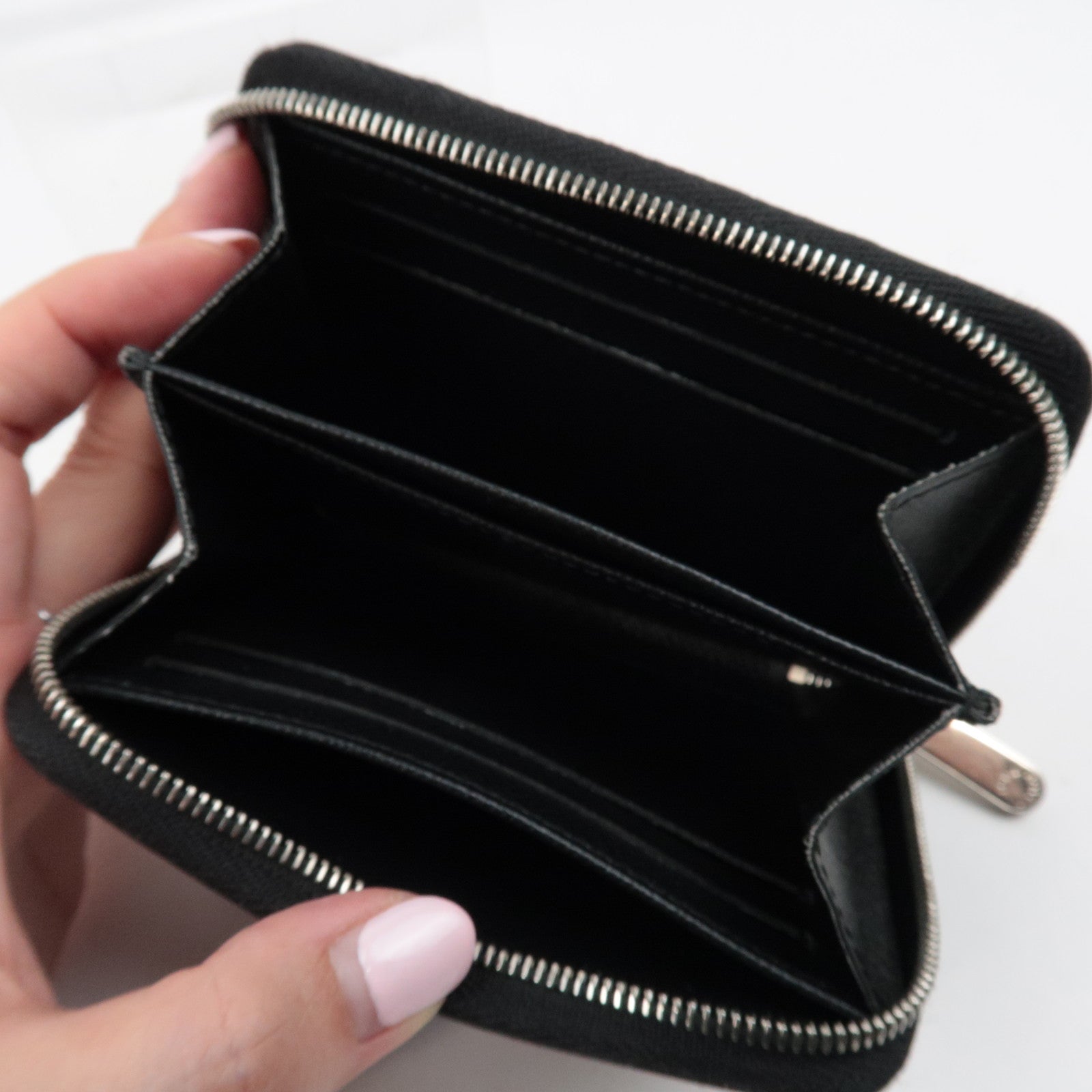 Louis Vuitton Epi Leather Zippy Coin Case Wallet Noir M60152/RFID *Box, Dust bag