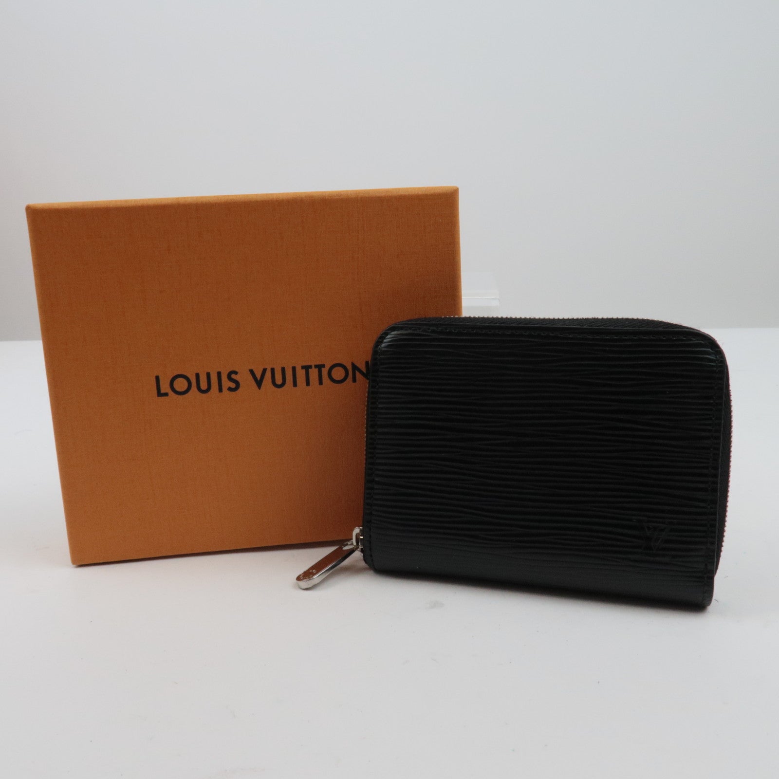 Louis Vuitton Epi Leather Zippy Coin Case Wallet Noir M60152/RFID *Box, Dust bag