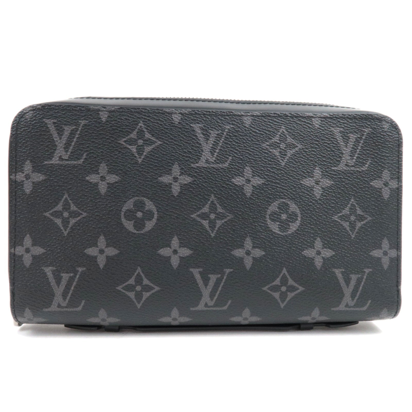 Louis Vuitton Monogram Eclipse Zippy XL Wallet Black M61698/RFID *Box, Dust bag