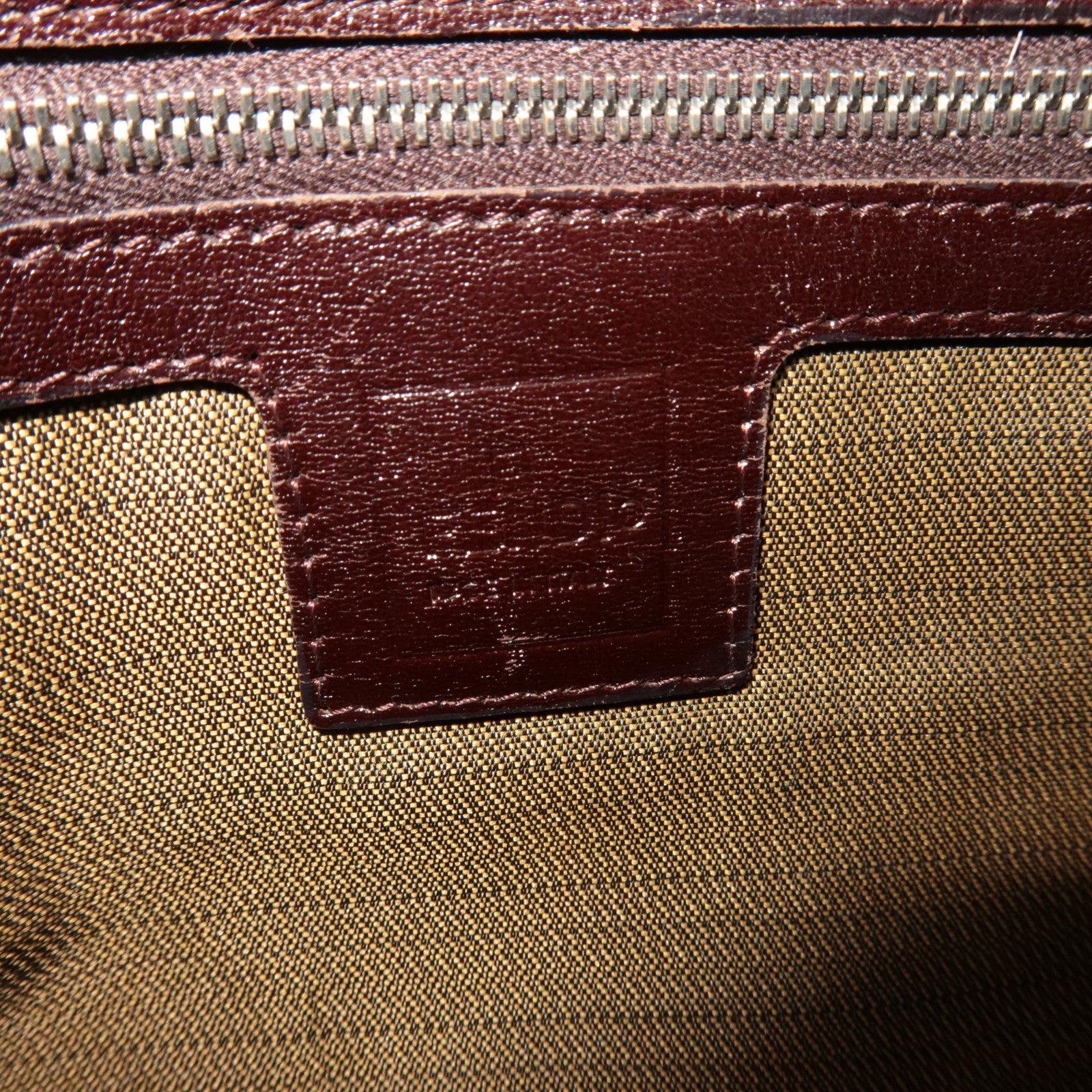 FENDI Zucca Mamma Baguette Shoulder Bag Brown