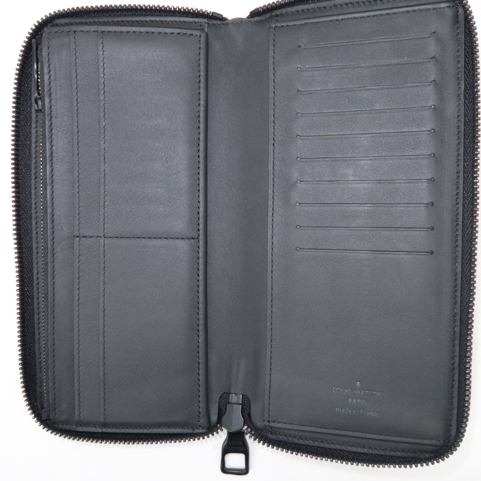 Louis Vuitton Monogram Empreinte Tourillon Leather Zippy Wallet Vertical Noir M69047/RFID *Box, Dust bag