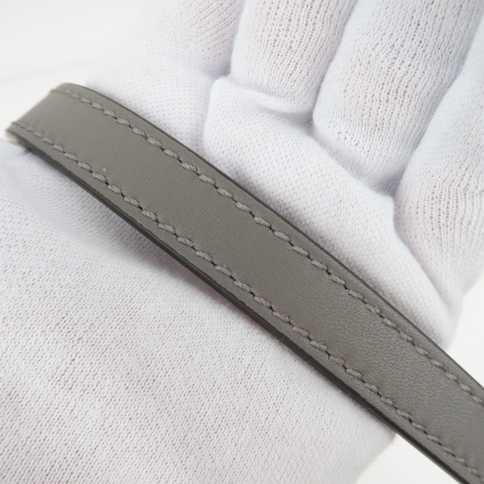 GUCCI Micro Guccissima leren 2-weg tas grijs 449656/525040 *band