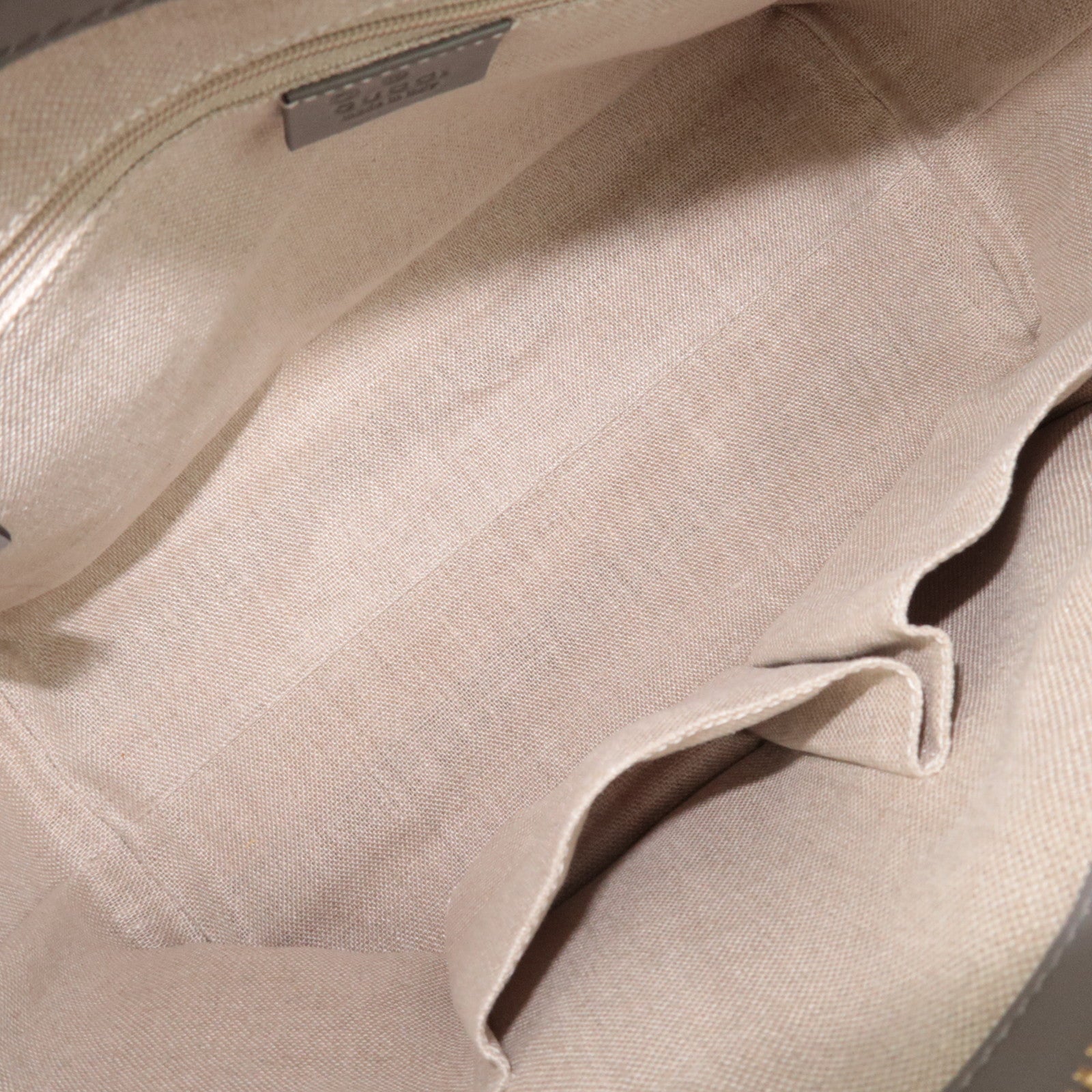 GUCCI Micro Guccissima leren 2-weg tas grijs 449656/525040 *band