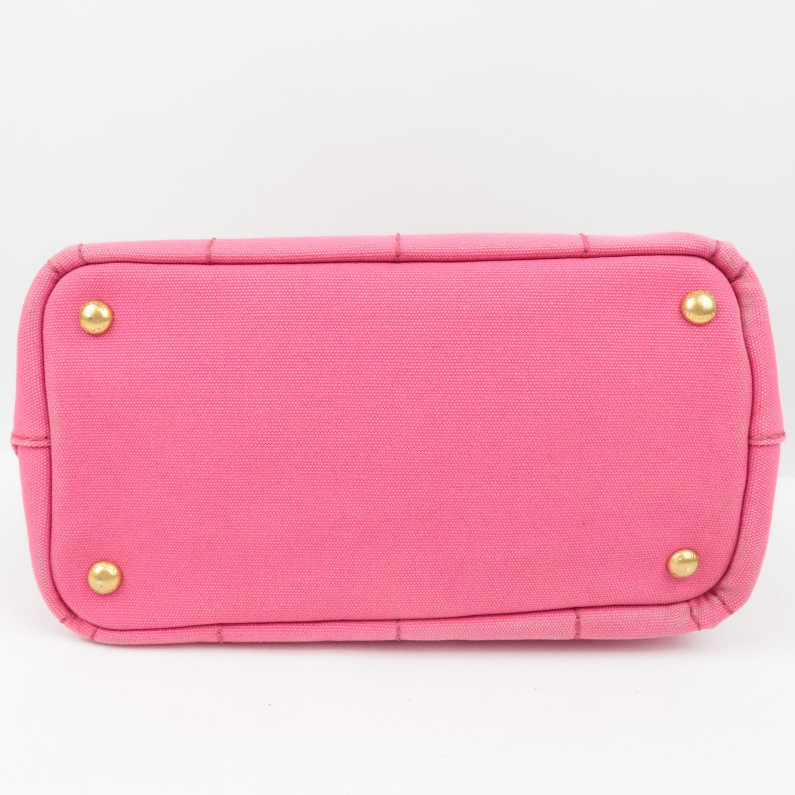 PRADA Canapa Tote Bag Pink B2439G *Dust bag, Strap, Card