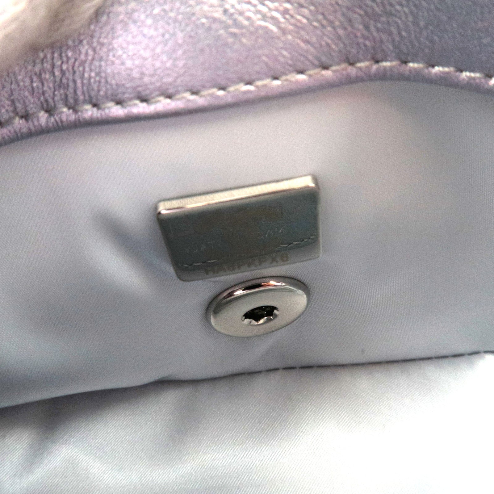 CHANEL Lambskin Mini Matelasse Wristlet Clutch Metalic Ombre HA6PKPX6