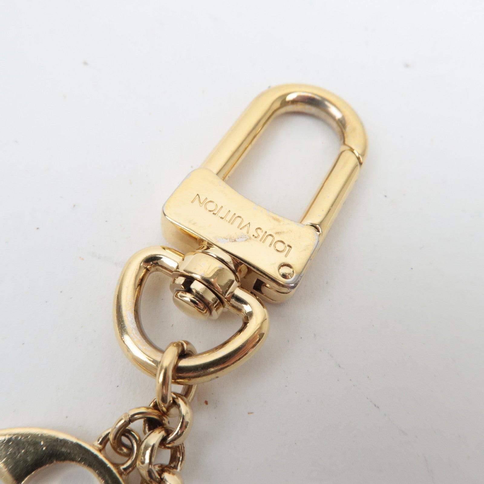 Louis Vuitton Fleur de Monogram LV Logo Bag Charm M65111/DP0144 *Stofzak