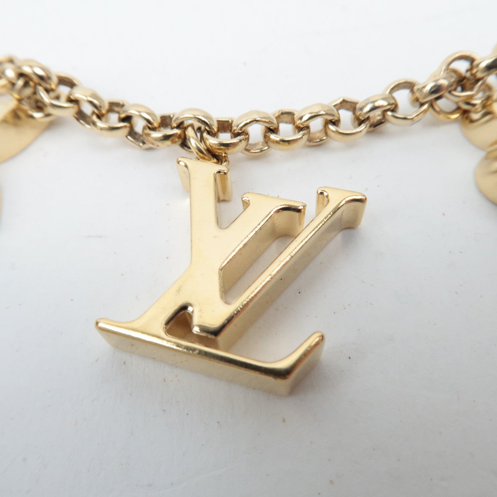 Louis Vuitton Fleur de Monogram LV Logo Bag Charm M65111/DP0144 *Stofzak