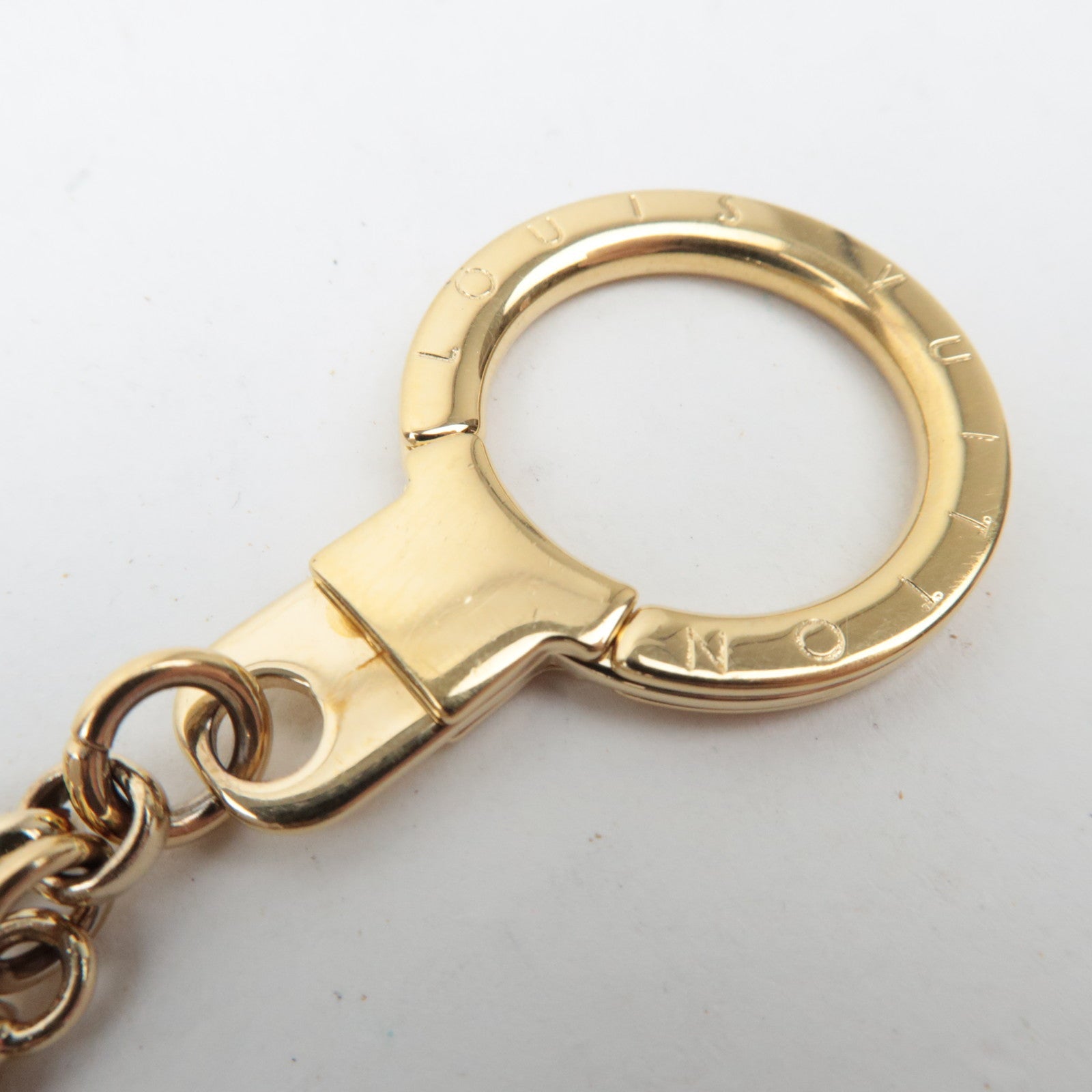 Louis Vuitton Fleur de Monogram LV Logo Bag Charm M65111/DP0144 *Stofzak