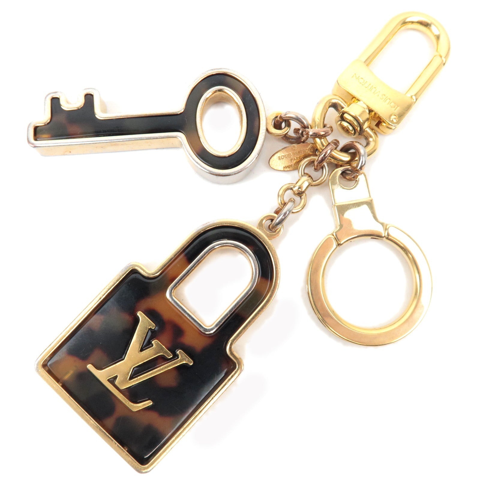 Louis Vuitton Porte Cles Confidence Bag Charm Tortoiseshell M65088/OB0133 *Dust bag