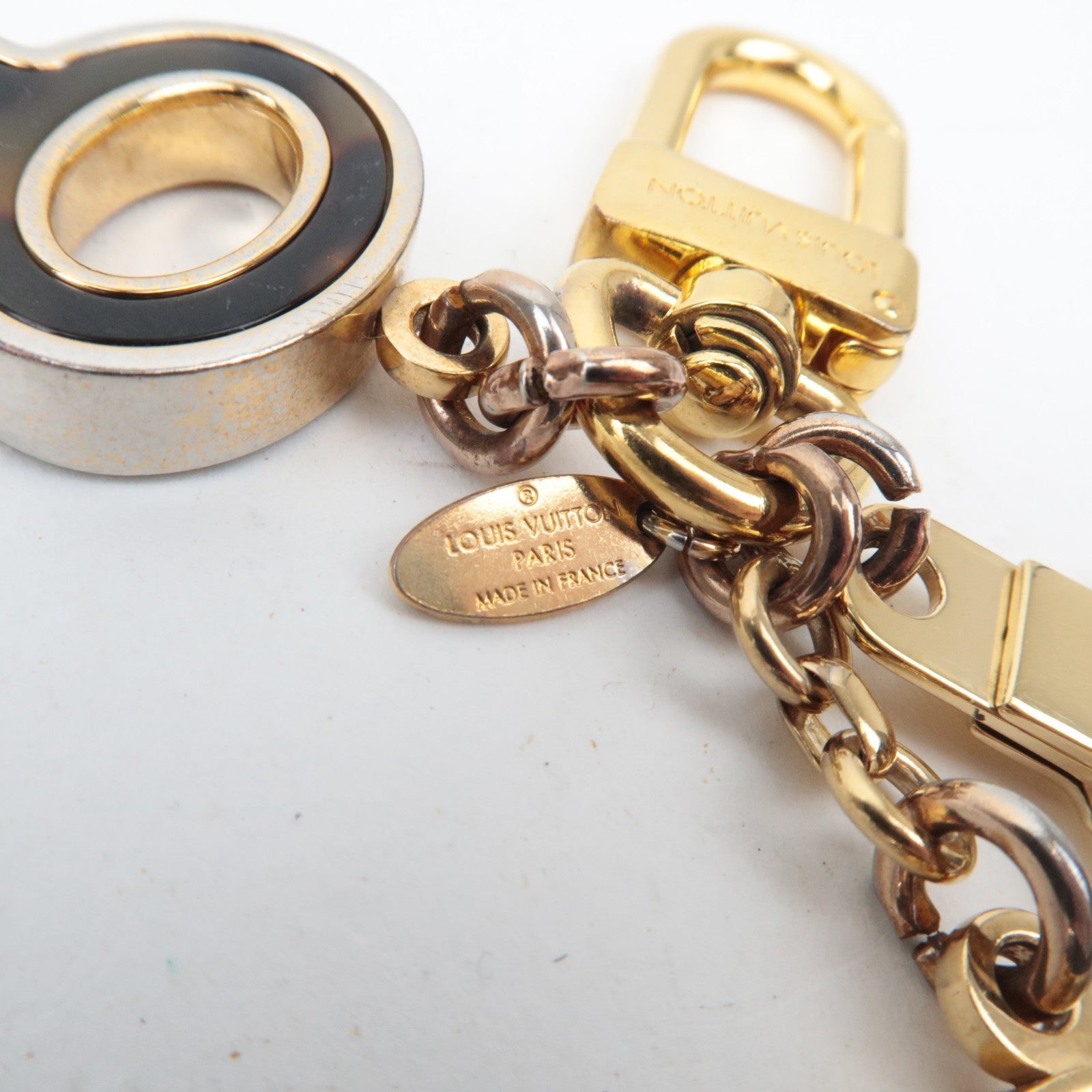 Louis Vuitton Porte Cles Confidence Bag Charm Tortoiseshell M65088/OB0133 *Stofzak