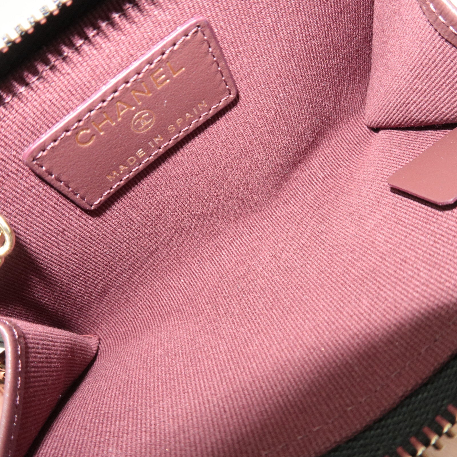 CHANEL Caviar Skin Coin Case Black X6N75G52