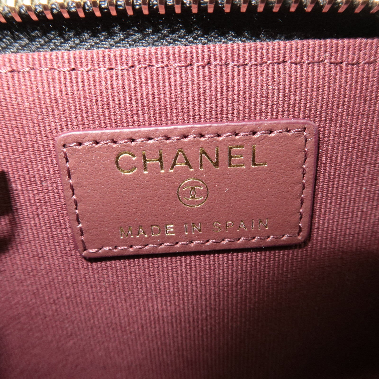 CHANEL Caviar Skin Coin Case Black X6N75G52