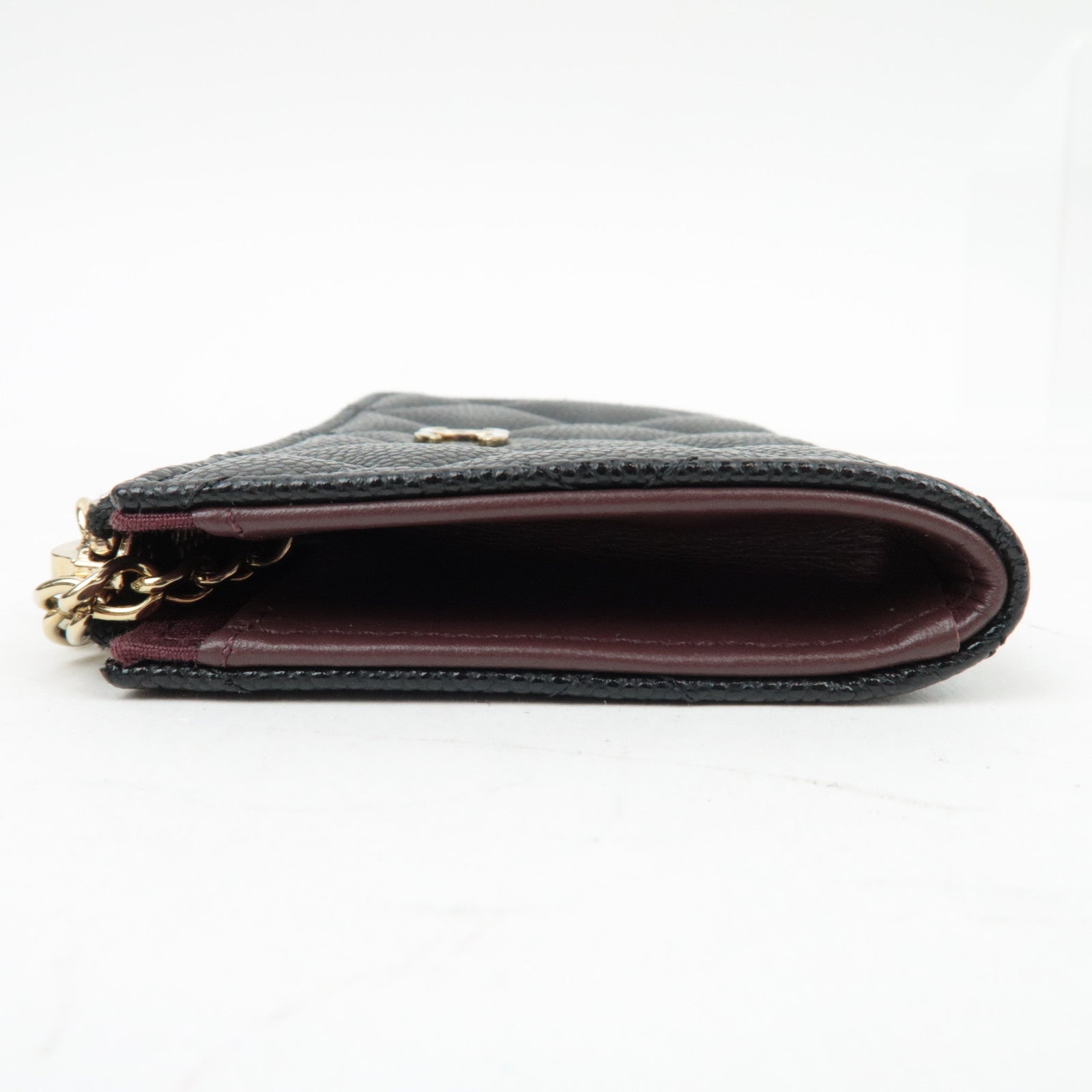 CHANEL Caviar Skin Coin Case Black X6N75G52