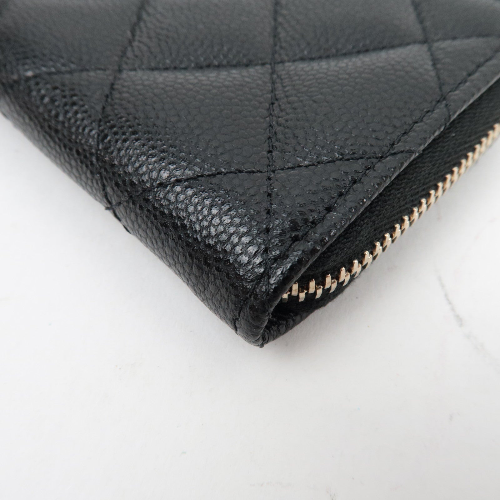 CHANEL Caviar Skin Coin Case Black X6N75G52