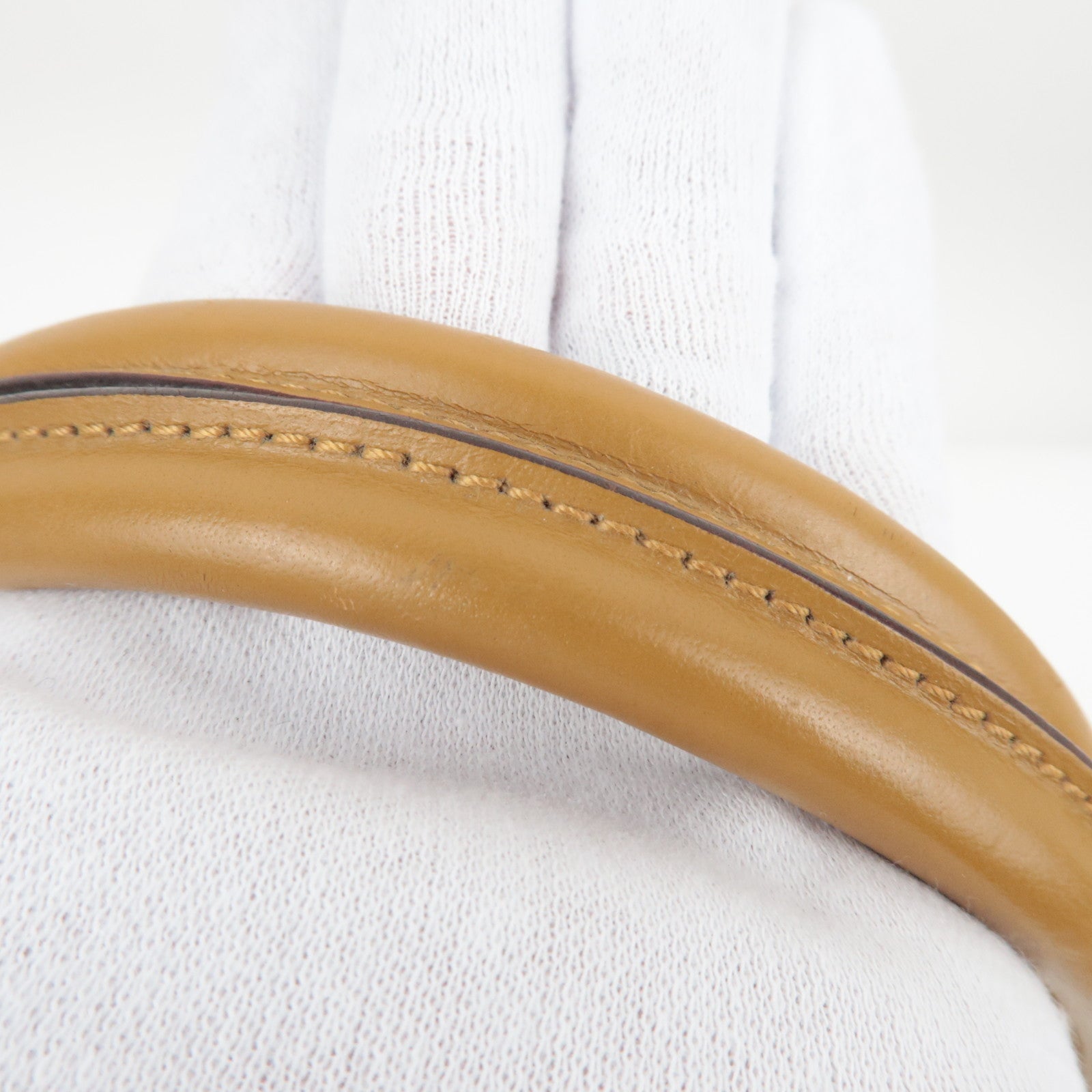 GUCCI Jackie GG Canvas leren handtas beige 002.1068 *Stofzak