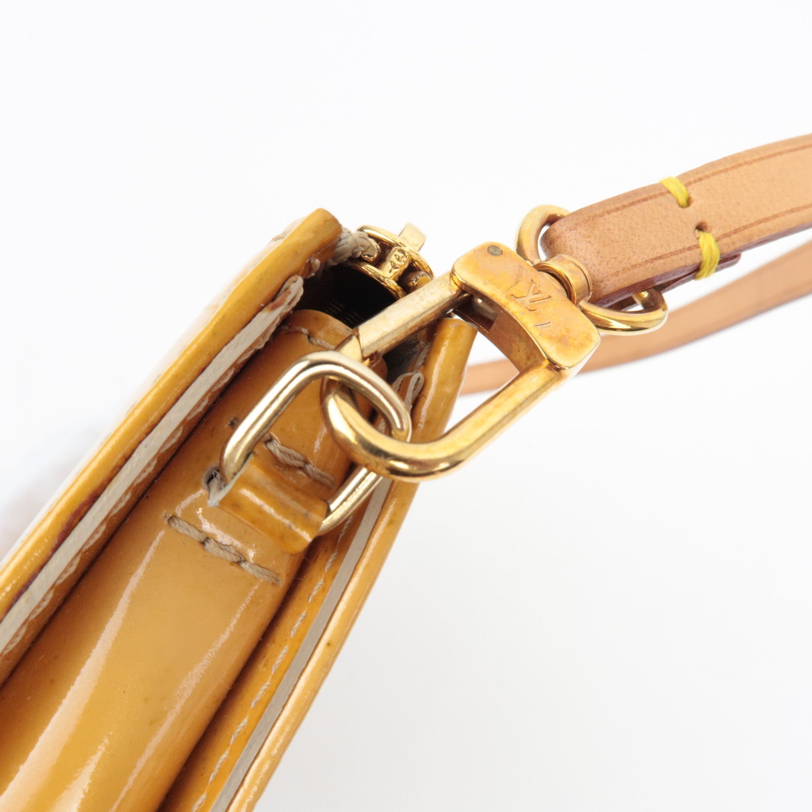 Louis Vuitton Monogram Vernis Lexington Accessoires Pouch Beige M91010/VI0969 *Dust bag