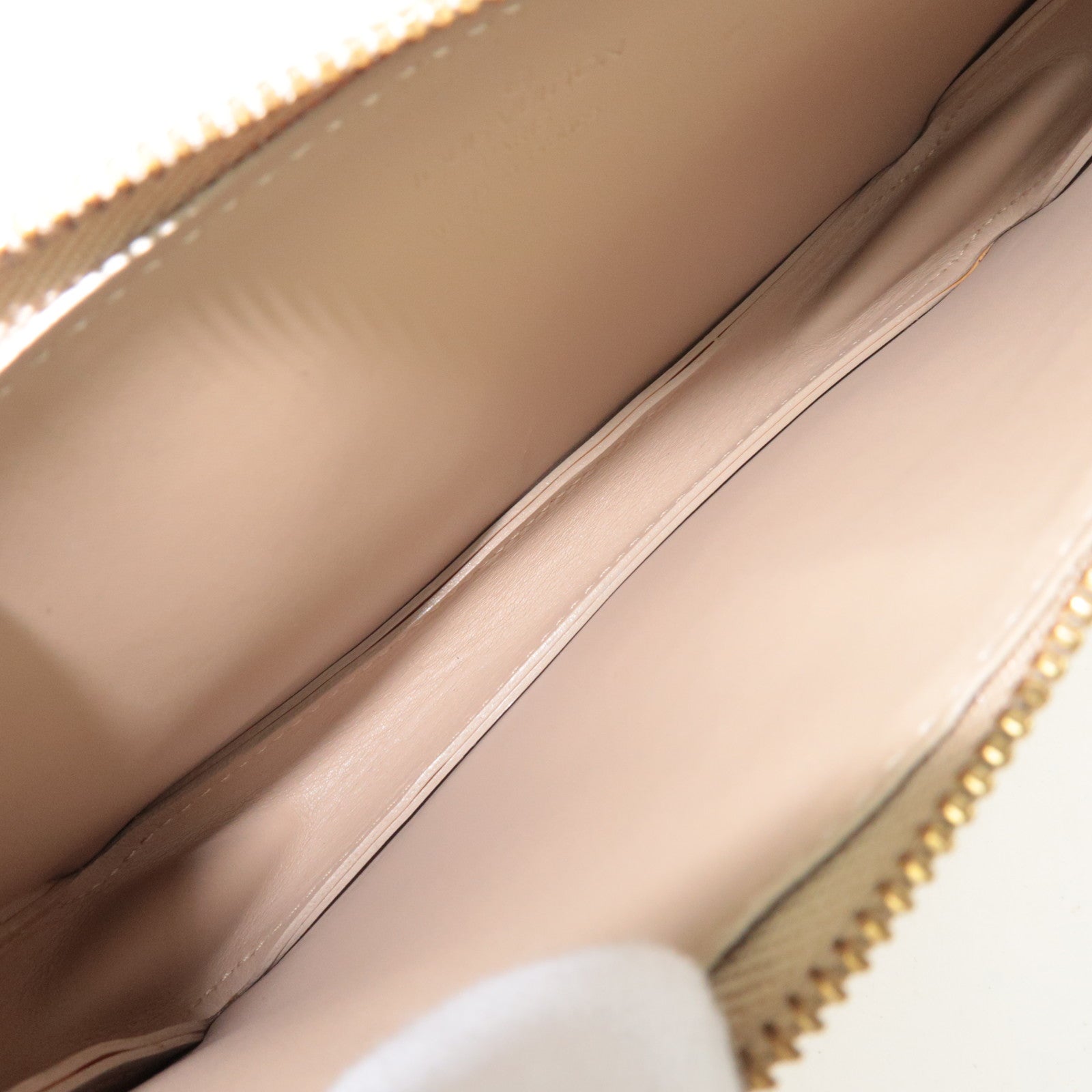 Louis Vuitton Monogram Vernis Lexington Accessoires Pouch Beige M91010/VI0969 *Dust bag