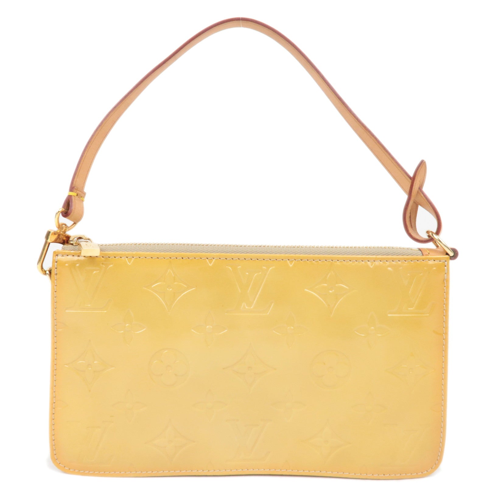 Louis Vuitton Monogram Vernis Lexington Accessoires Pouch Beige M91010/VI0969 *Dust bag