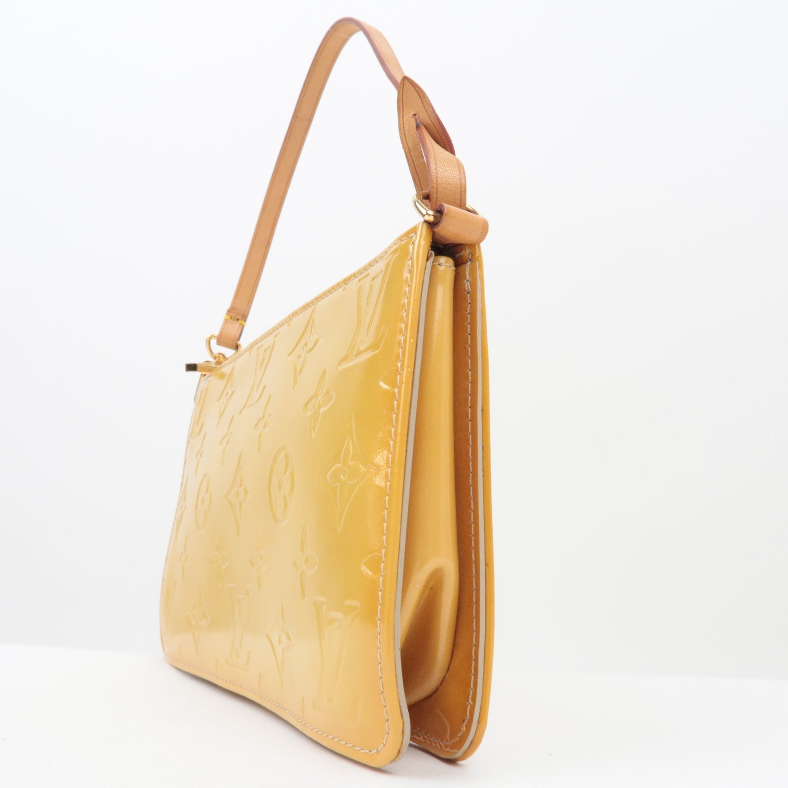 Louis Vuitton Monogram Vernis Lexington Accessoires Pouch Beige M91010/VI0969 *Dust bag