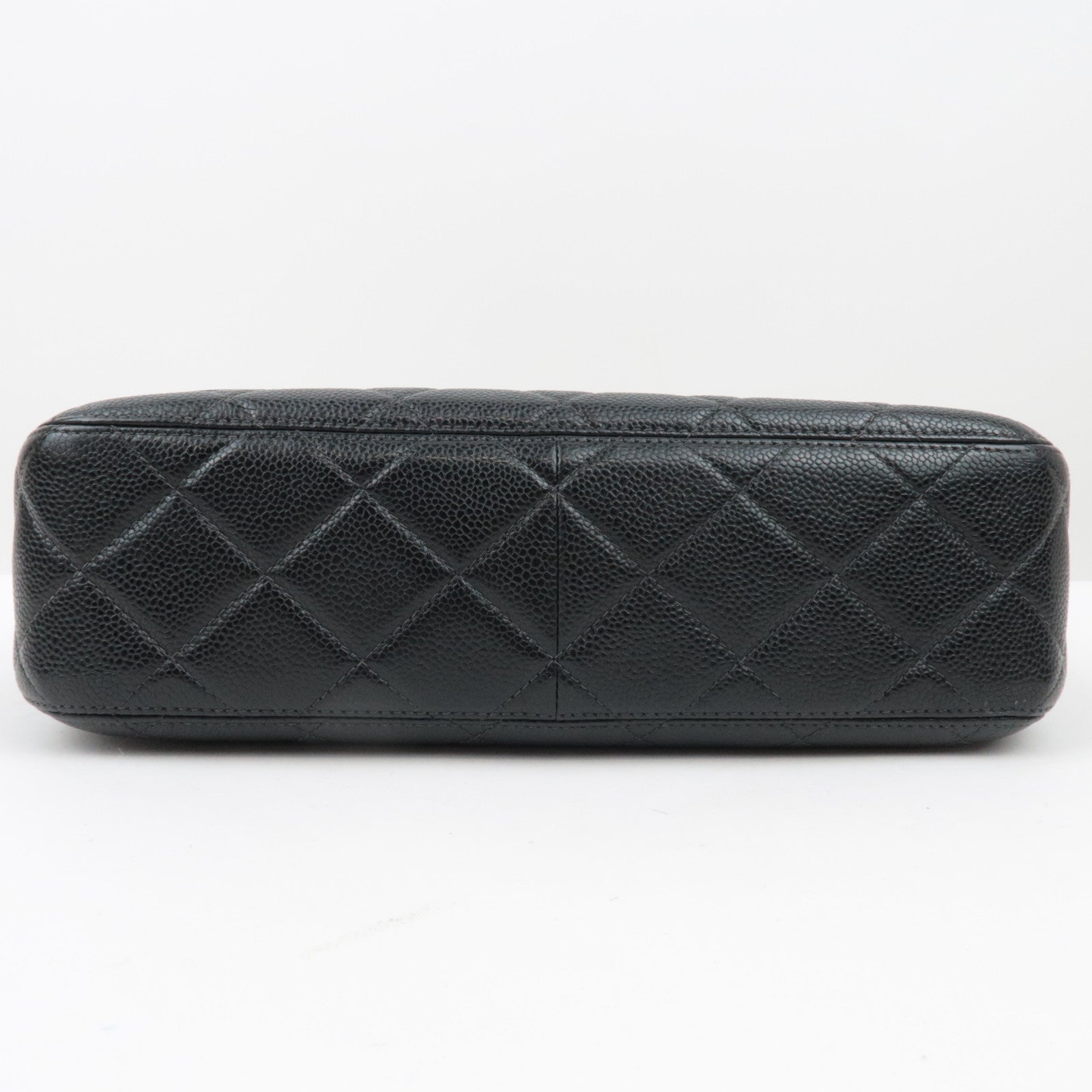 CHANEL Matelasse Caviar Skin Big Coco Chain Bag Black