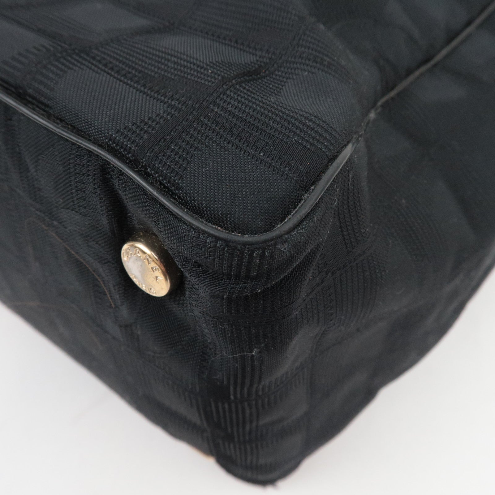 CHANEL New Travel Line Tote Bag MM Black *Dust Bag