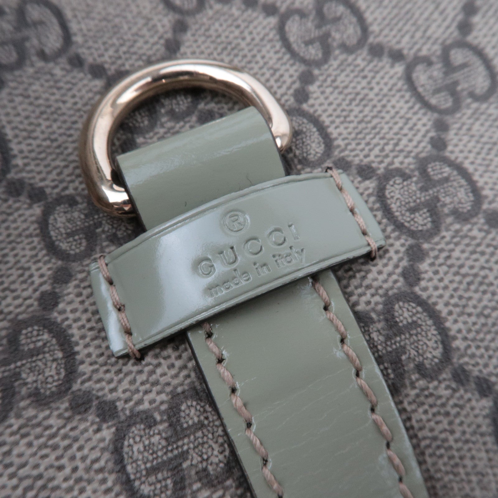 GUCCI GG Supreme Patent Leather Schoudertas 203494 *Stofzak