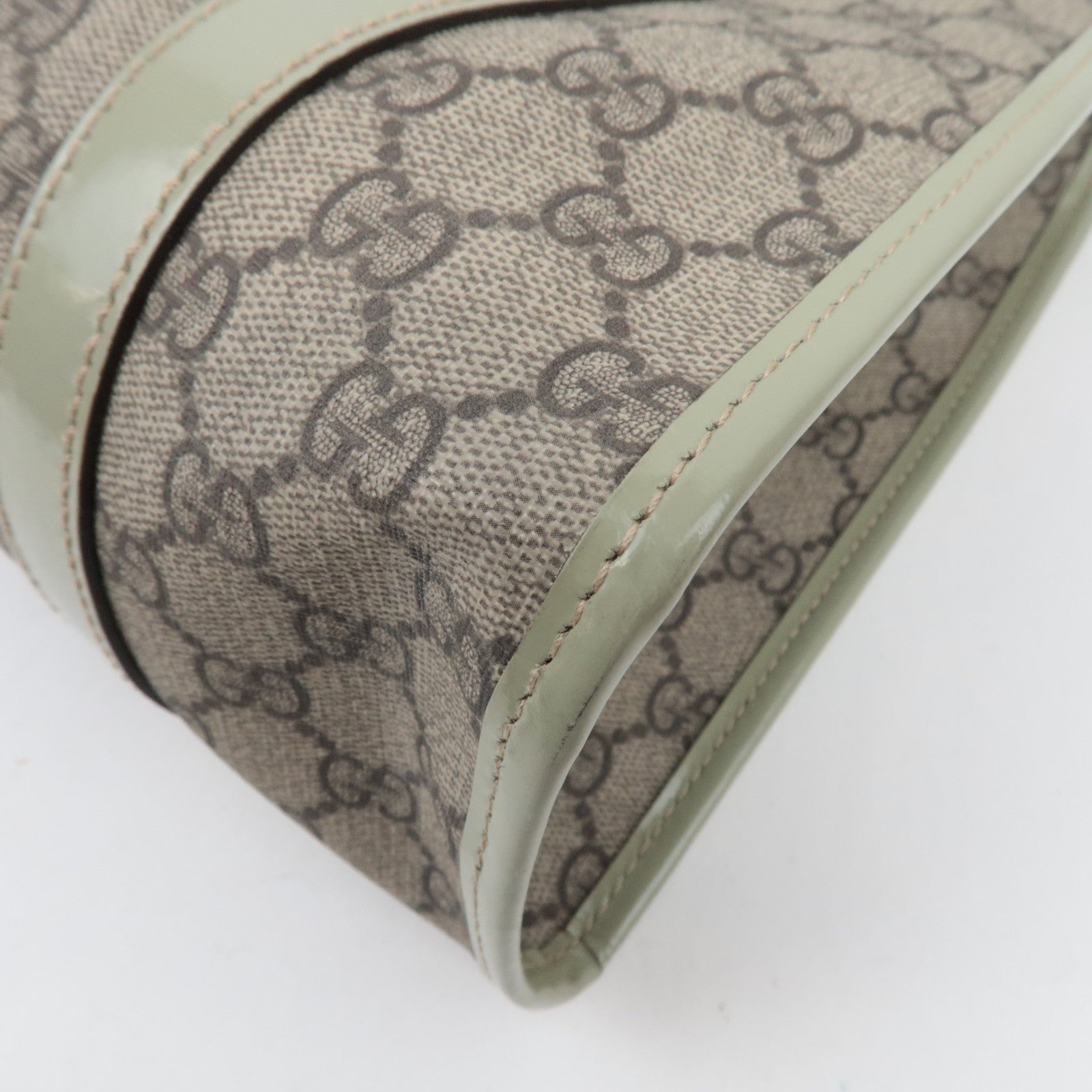 GUCCI GG Supreme Patent Leather Schoudertas 203494 *Stofzak