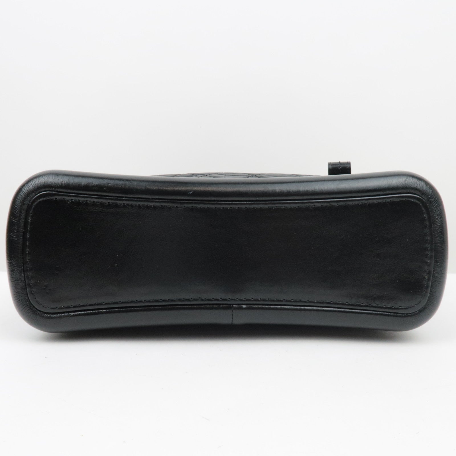 CHANEL Gabrielle Vintage Calf Chain Shoulder Bag Medium Black *Box, Dust bag, G Card