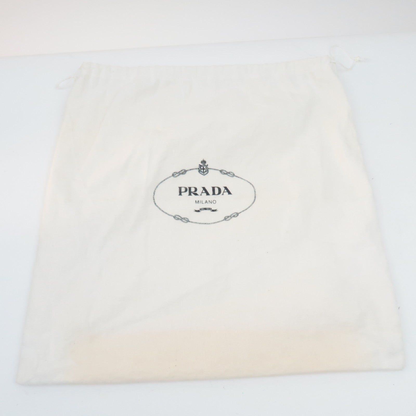 PRADA Logo Nylon Shoulder Bag Black
