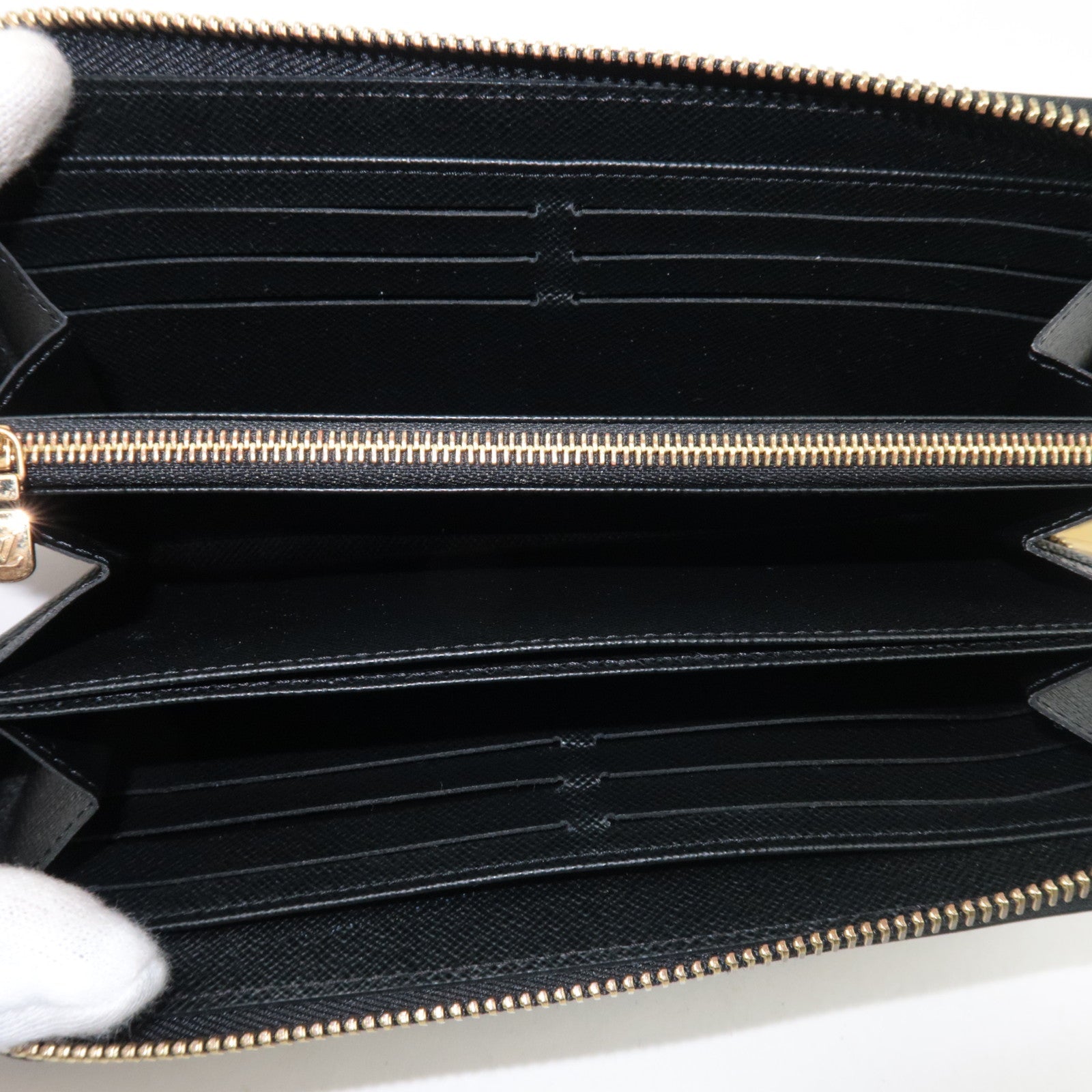 Louis Vuitton Epi Zippy Wallet Noir M68755/RFID *Box, Dust bag