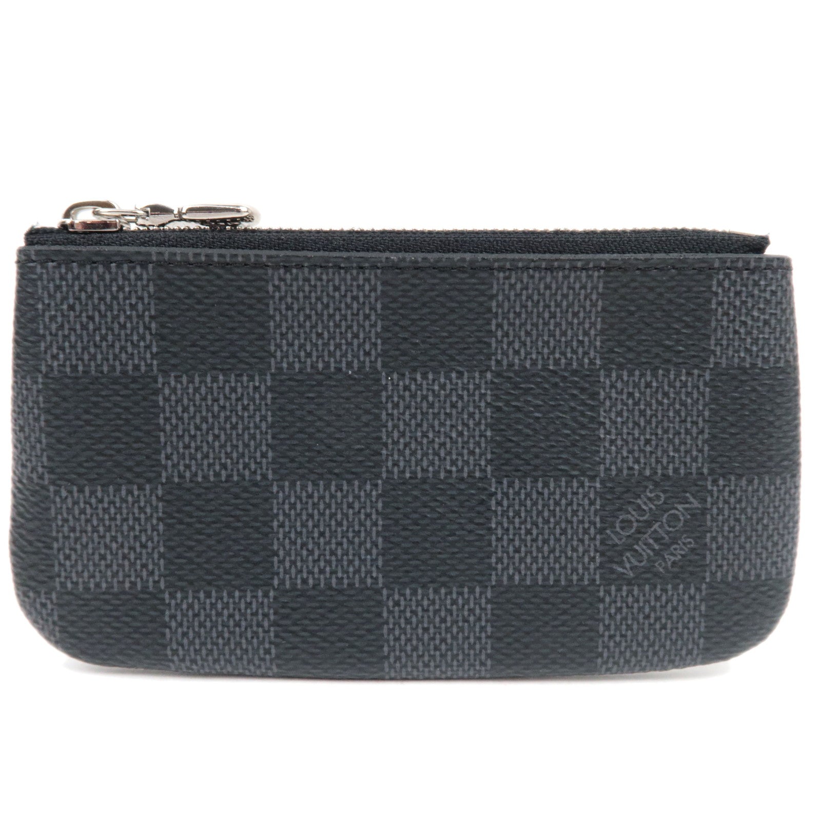 Louis Vuitton Damier Graphite Pochette Cles N60155/CT4222 *Dust bag