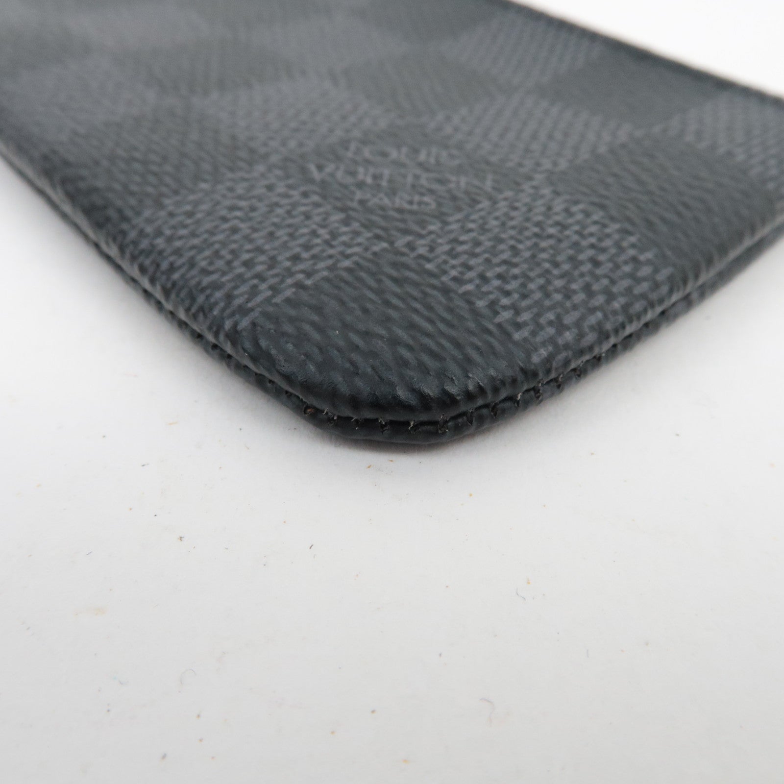 Louis Vuitton Damier Graphite Pochette Cles N60155/CT4222 *Dust bag