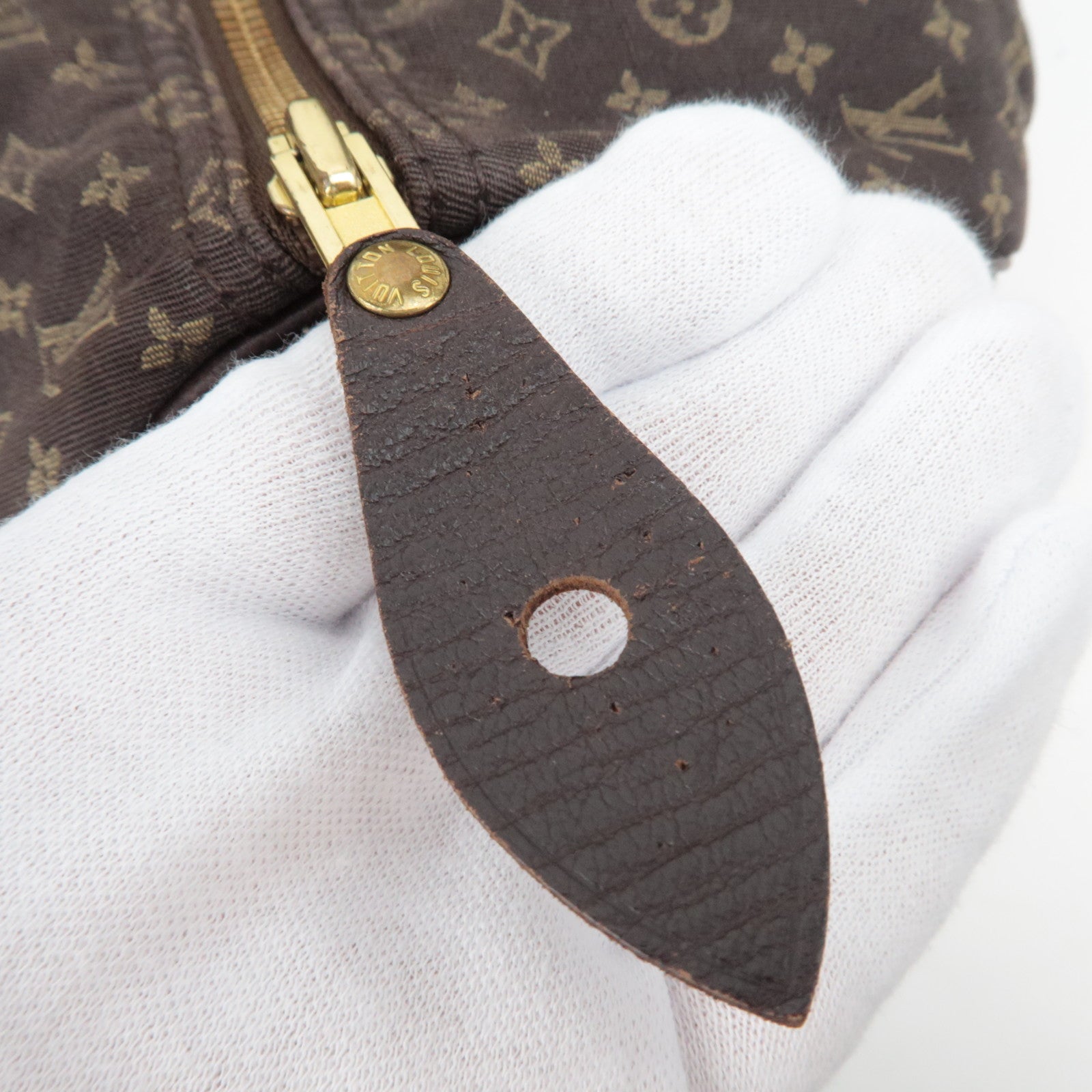 Louis Vuitton Monogram mini lin Speedy 30 Ebene M95224/SP1010